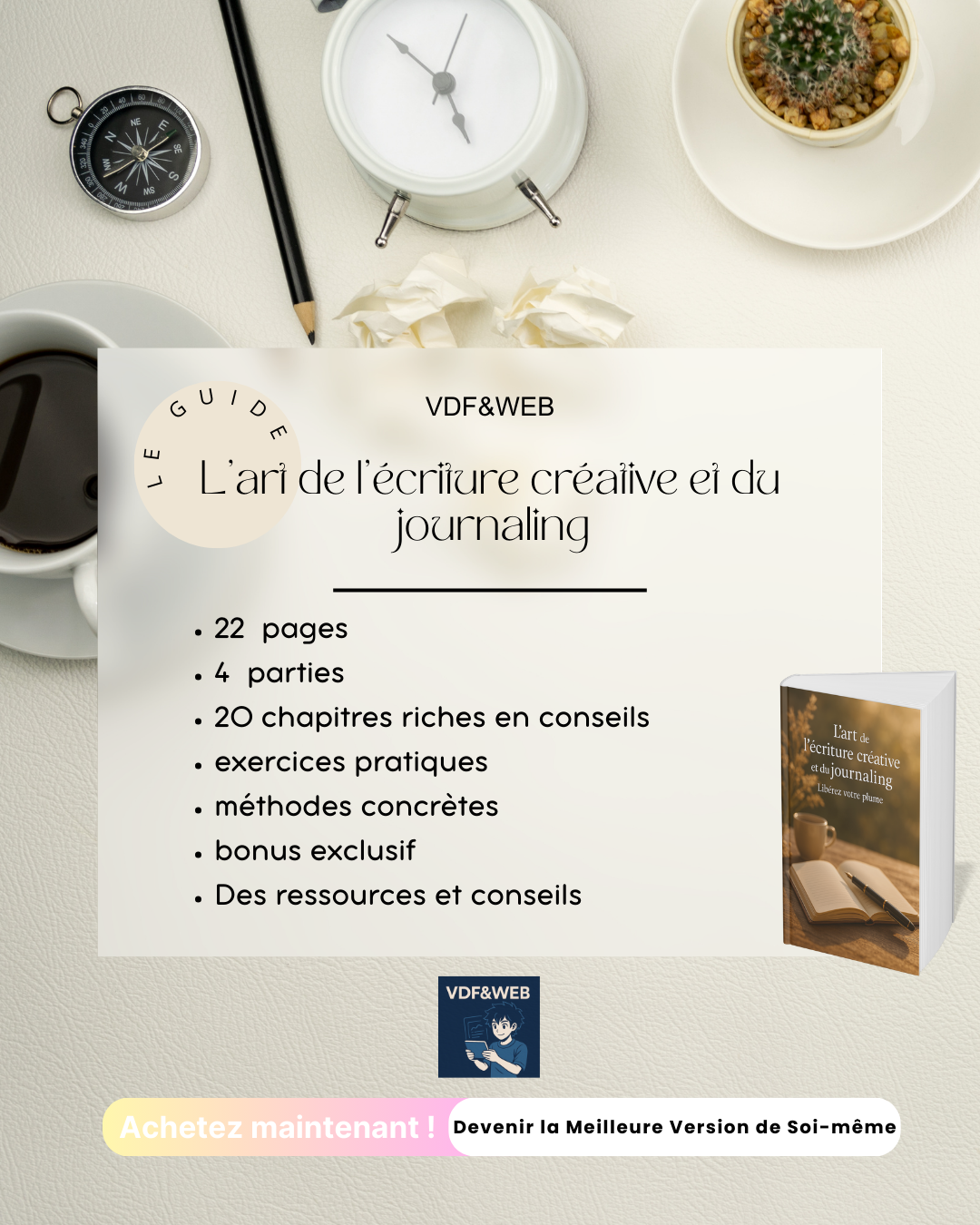 L'art de l'écriture créative et du journaling
